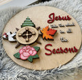 Jesus take the wheel door hanger