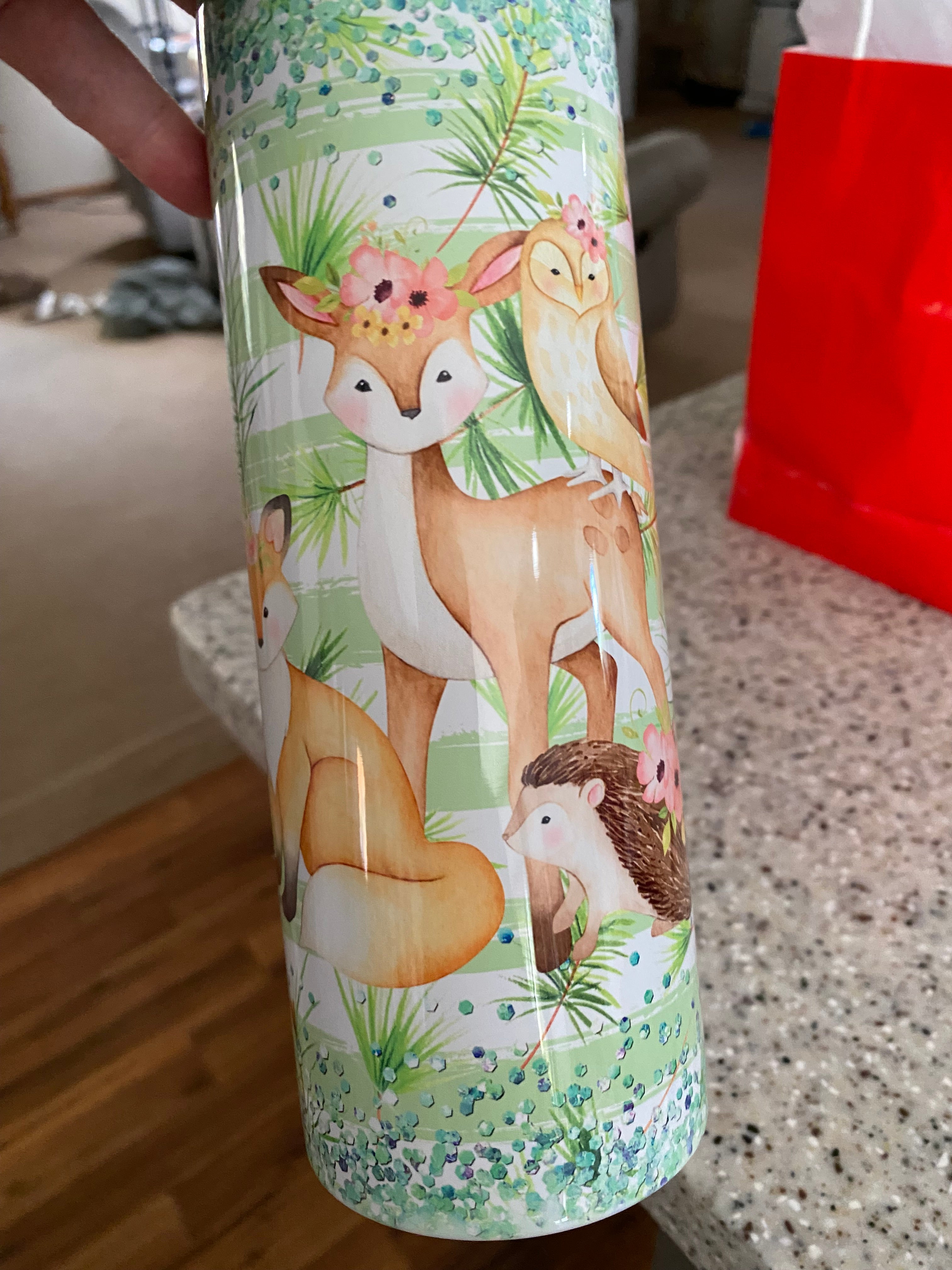 Woodland creatures tumbler